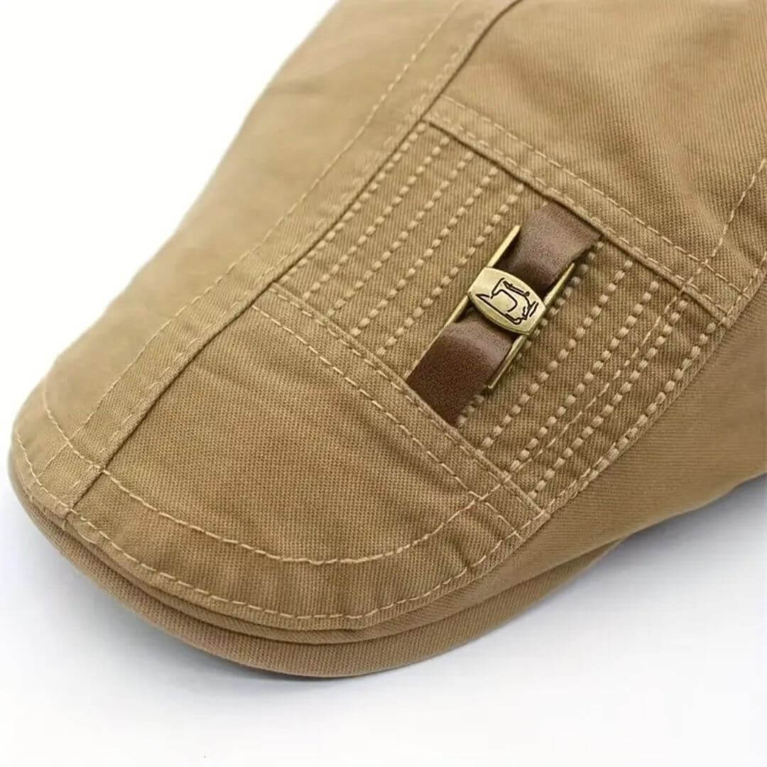 Twill Cotton Flat Cap | BUSSELTON