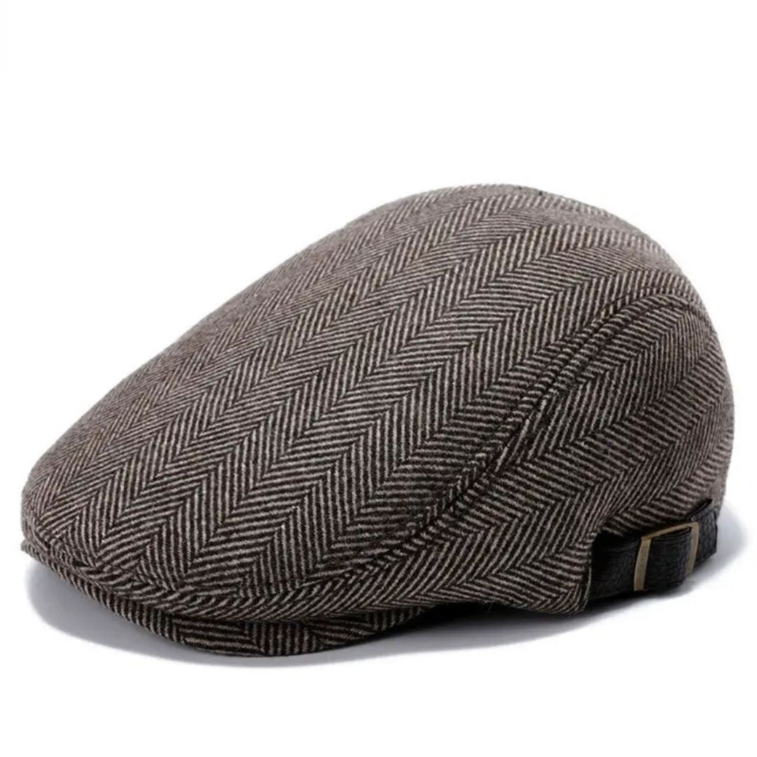 Wool-Blend Flat Cap | ALBURY