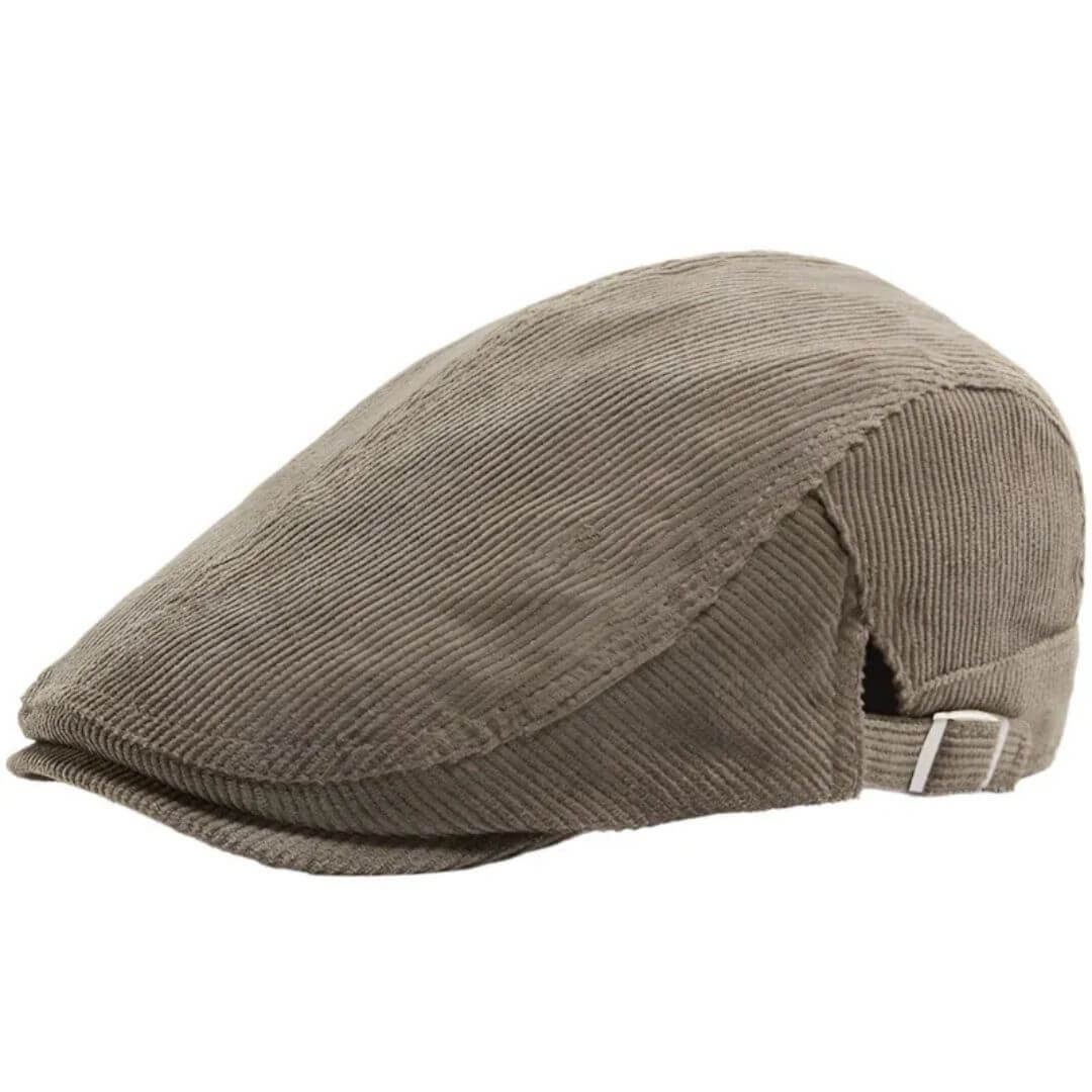 Corduroy Flat Cap | ORANGE