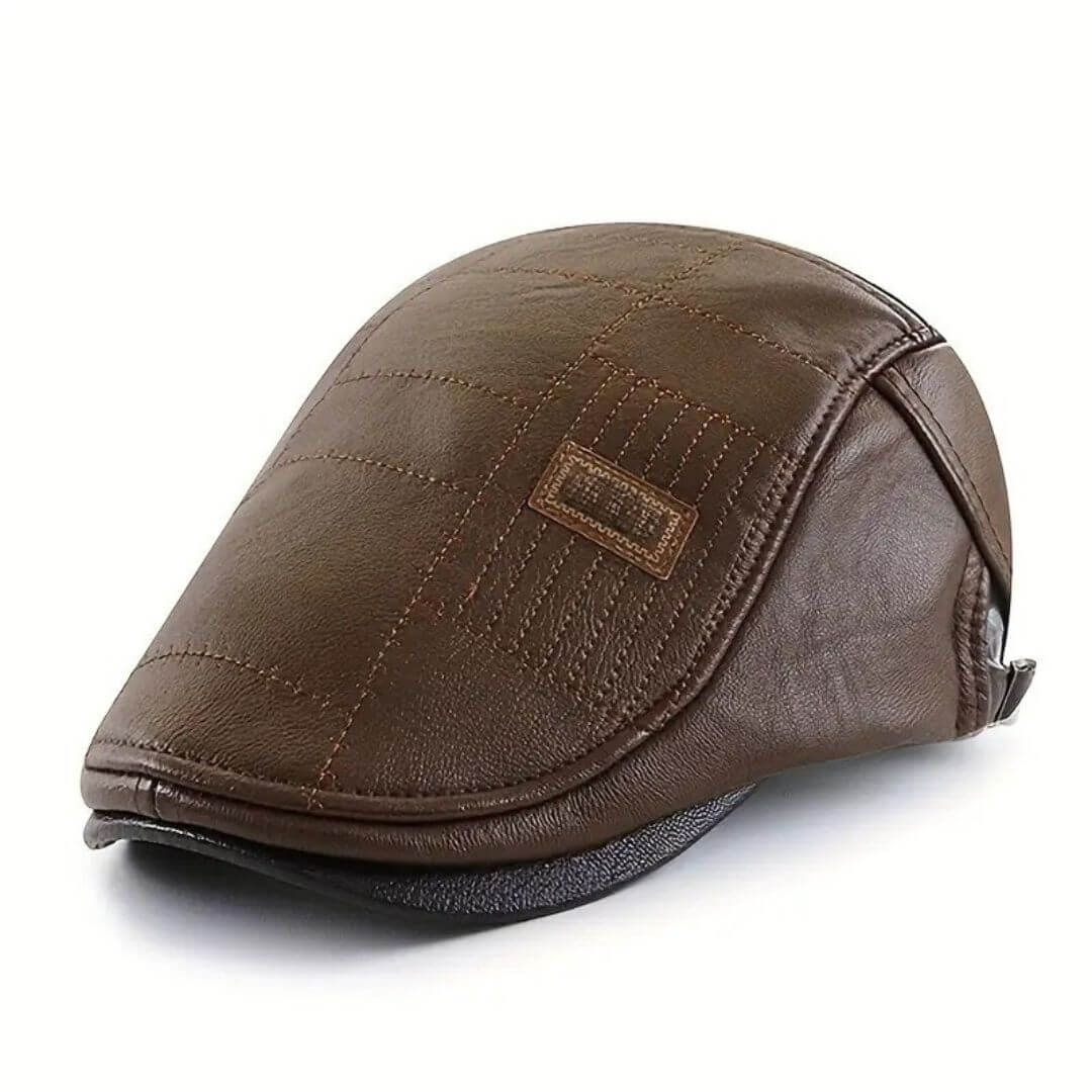 Leather Grid Cap | BURNIE
