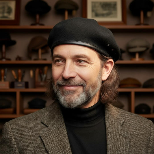 Wool Blend Military Beret | BUNDABERG
