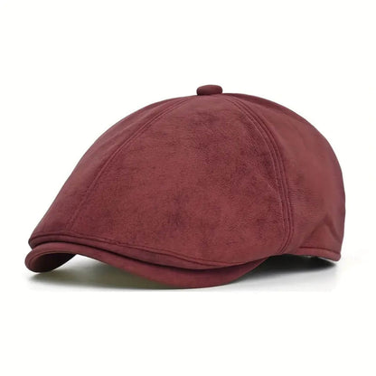 Suede Newsboy Cap | CLARENCE