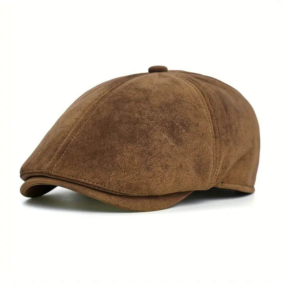 Suede Newsboy Cap | CLARENCE