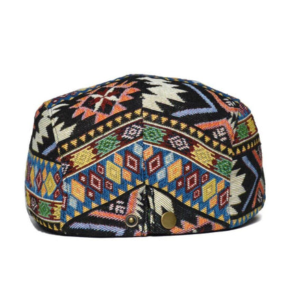 Patterned Flat Cap | FRANKSTON
