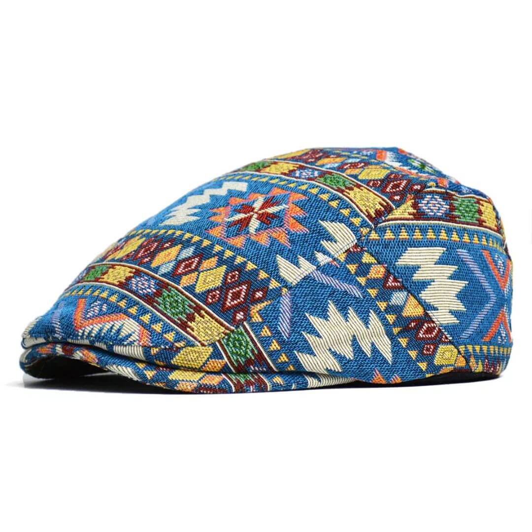 Patterned Flat Cap | FRANKSTON
