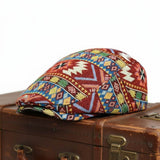 Patterned Flat Cap | FRANKSTON