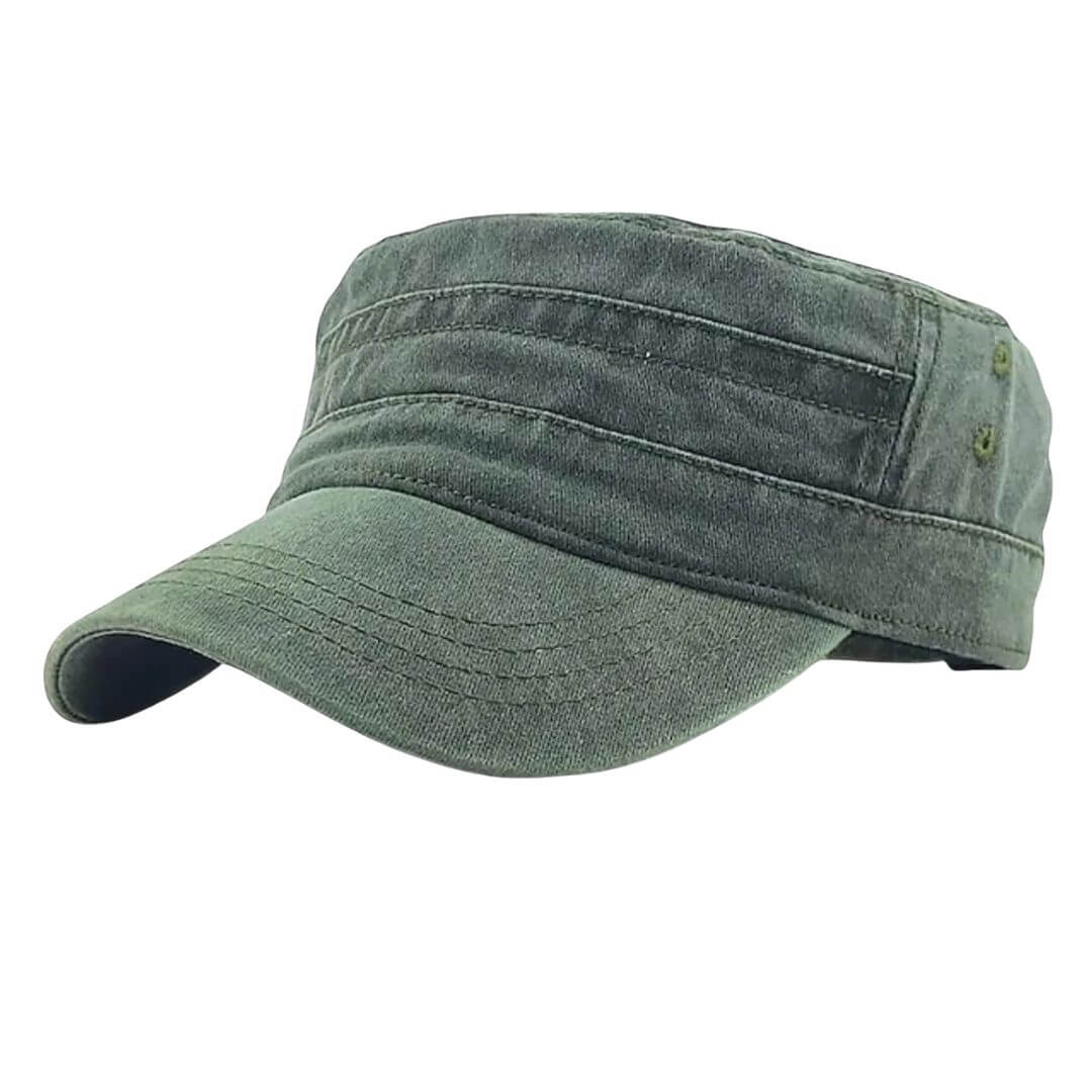 Washed Cotton Cadet Cap | HOBART