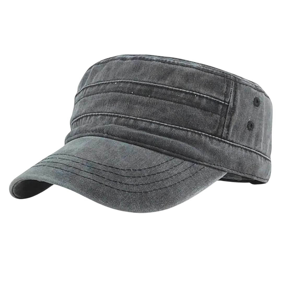 Washed Cotton Cadet Cap | HOBART