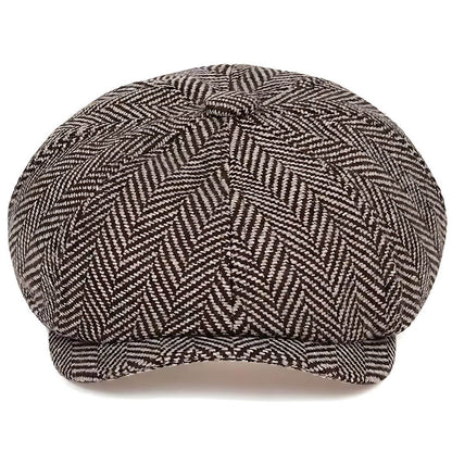 Herringbone Wool Blend Cap | MELBOURNE