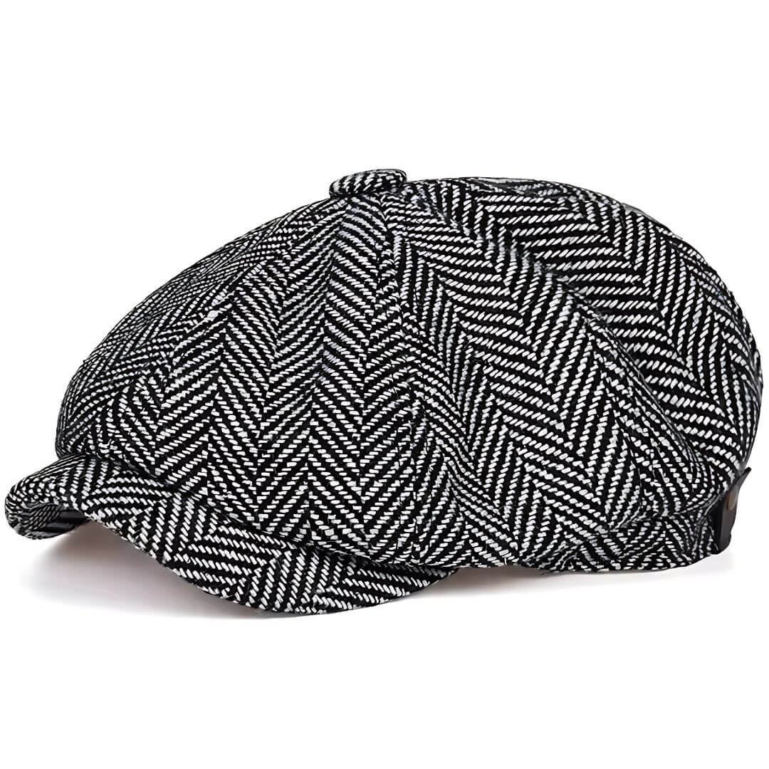 Herringbone Wool Blend Cap | MELBOURNE