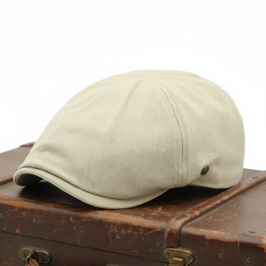 Brushed Cotton Flat Cap | MARYBOROUGH