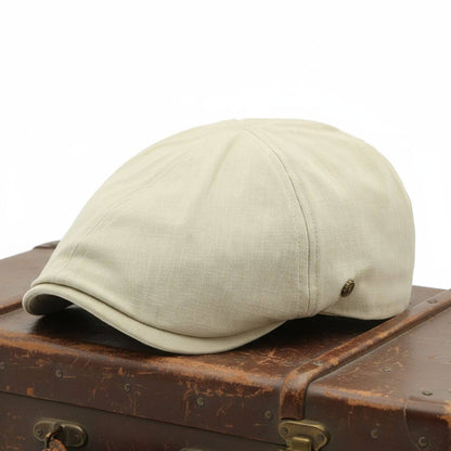 Brushed Cotton Flat Cap | MARYBOROUGH