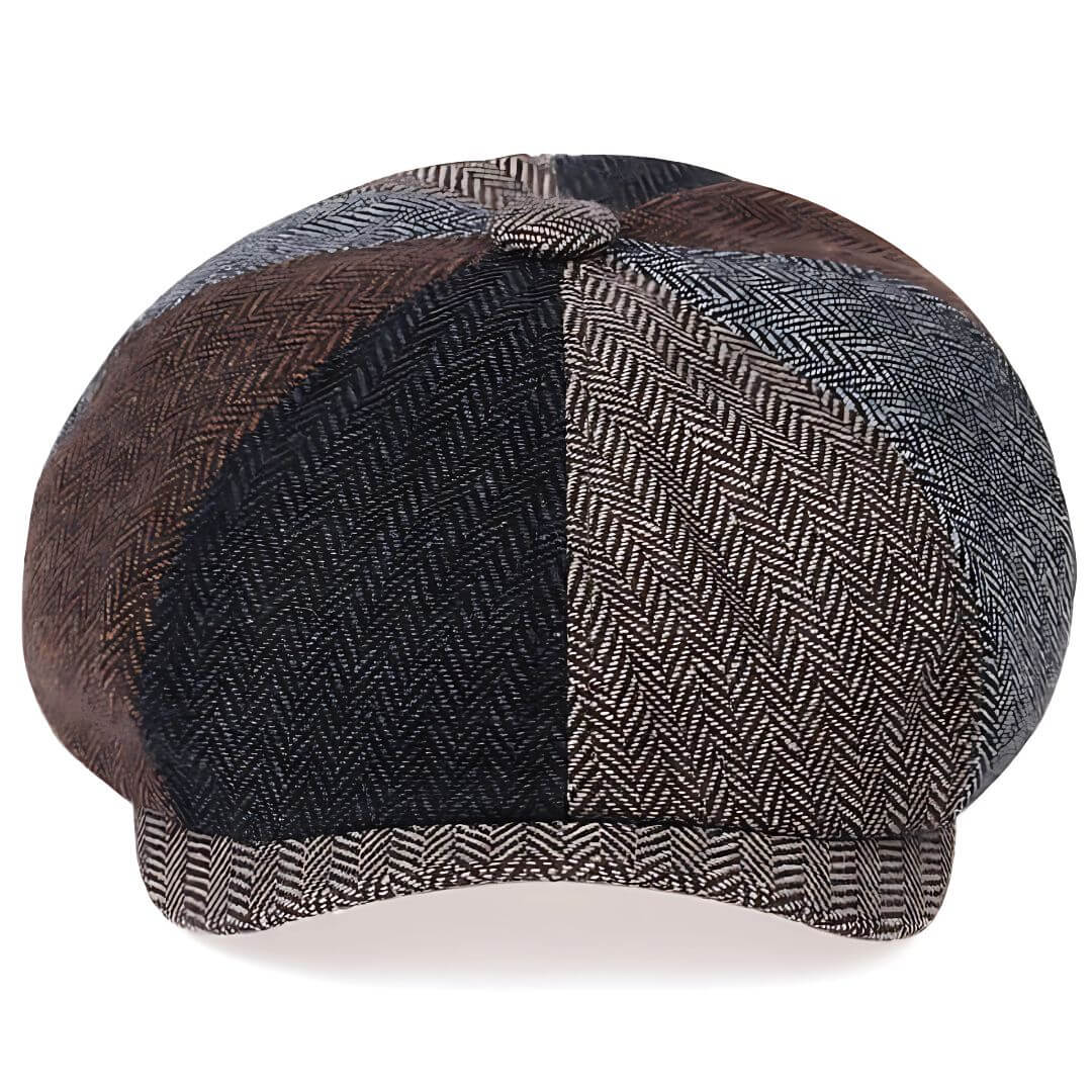 Wool Blend Patchwork Cap | MELTON