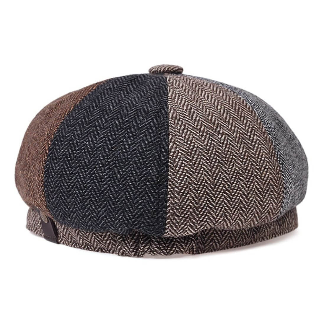 Wool Blend Patchwork Cap | MELTON