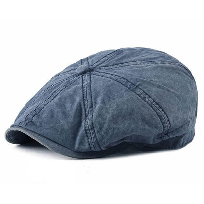 Washed Cotton Newsboy Cap | MILDURA