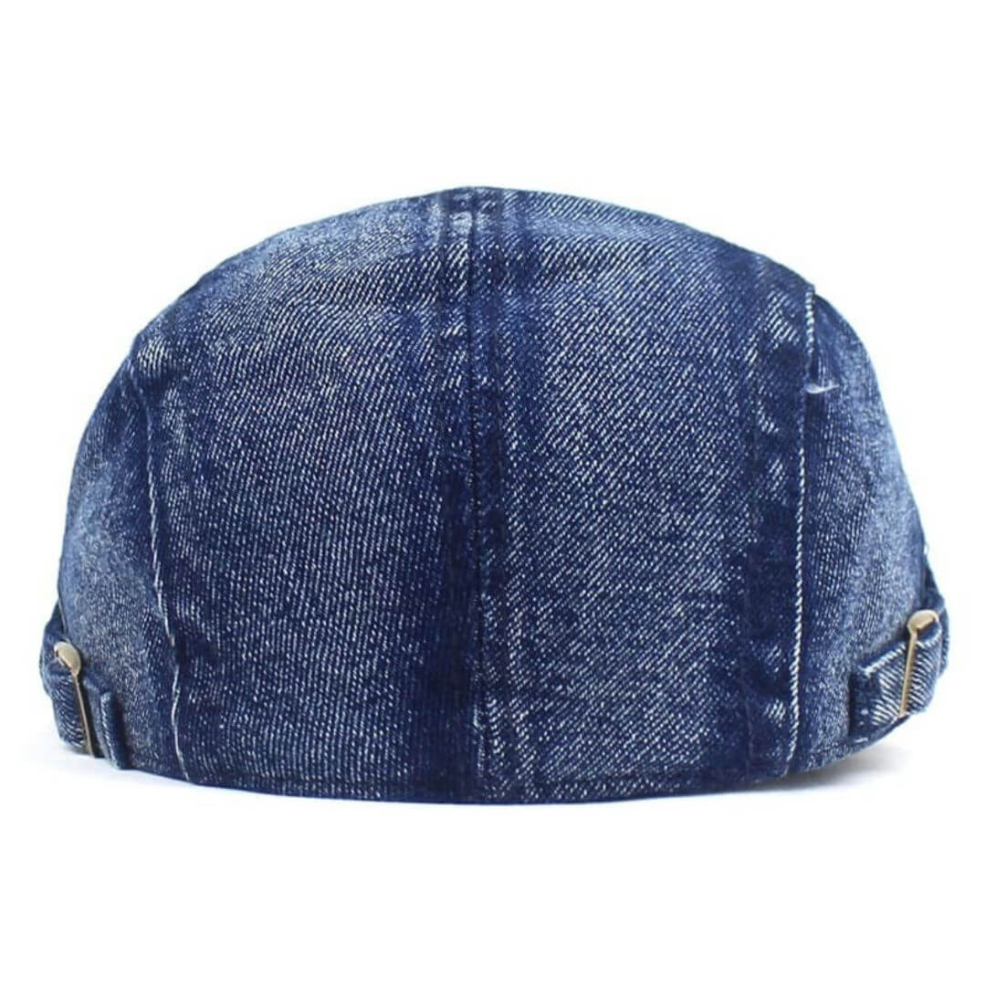 Washed Denim Flat Cap | QUEANBEYAN