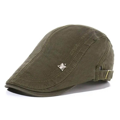 Structured Cotton Flat Cap | ARMIDALE