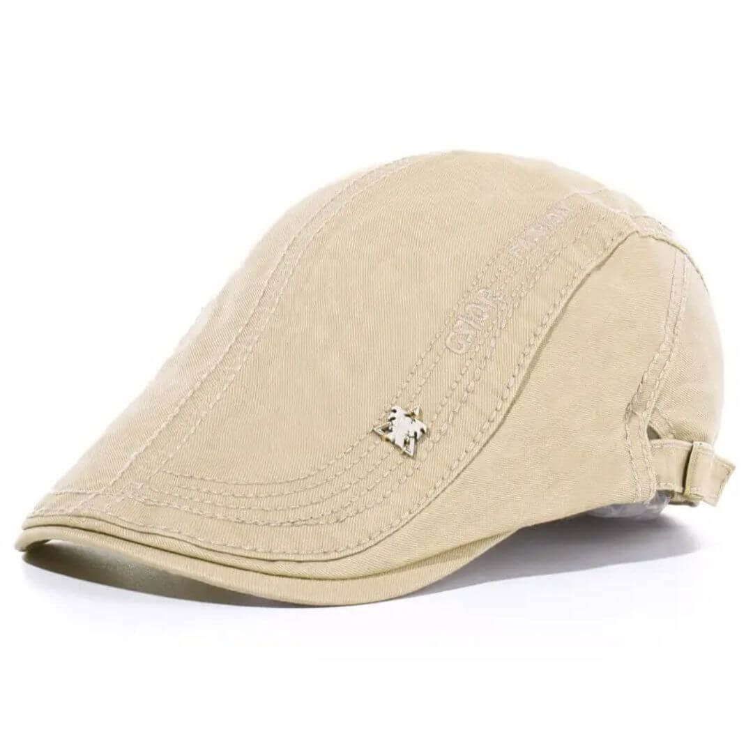 Structured Cotton Flat Cap | ARMIDALE