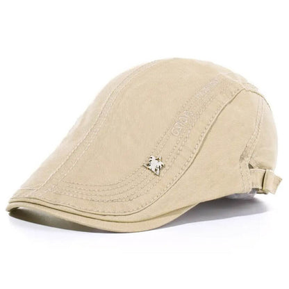 Structured Cotton Flat Cap | ARMIDALE