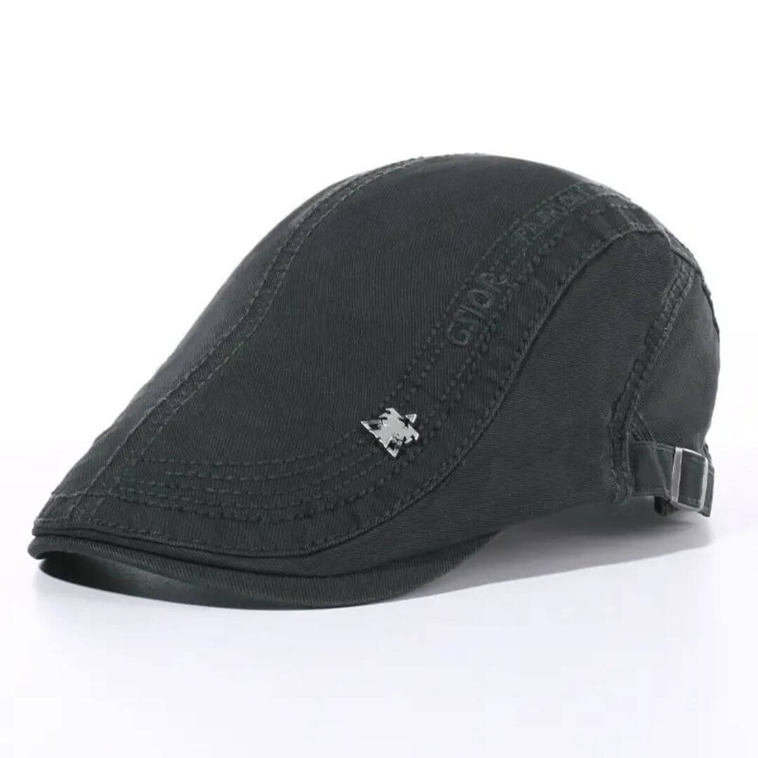 Structured Cotton Flat Cap | ARMIDALE