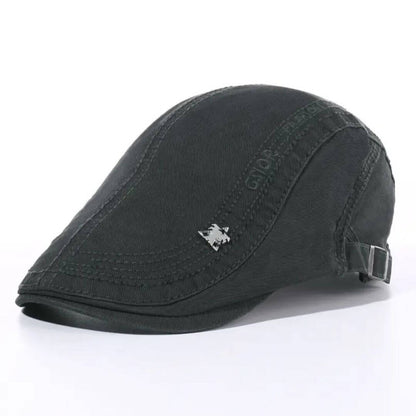Structured Cotton Flat Cap | ARMIDALE