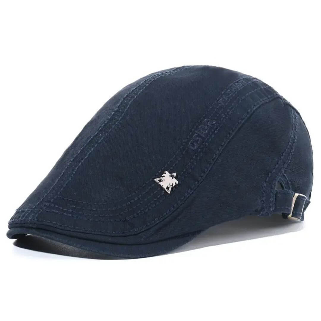 Structured Cotton Flat Cap | ARMIDALE