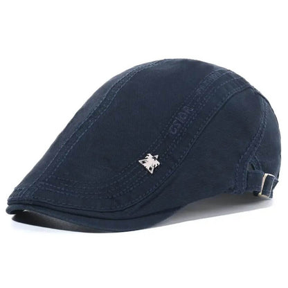 Structured Cotton Flat Cap | ARMIDALE