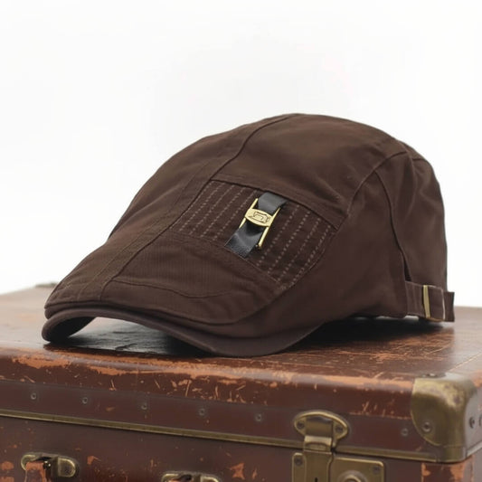 Twill Cotton Flat Cap | BUSSELTON