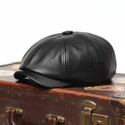 Leather Flat Cap | ARARAT