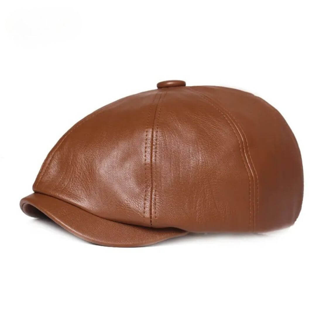 Leather Flat Cap | ARARAT