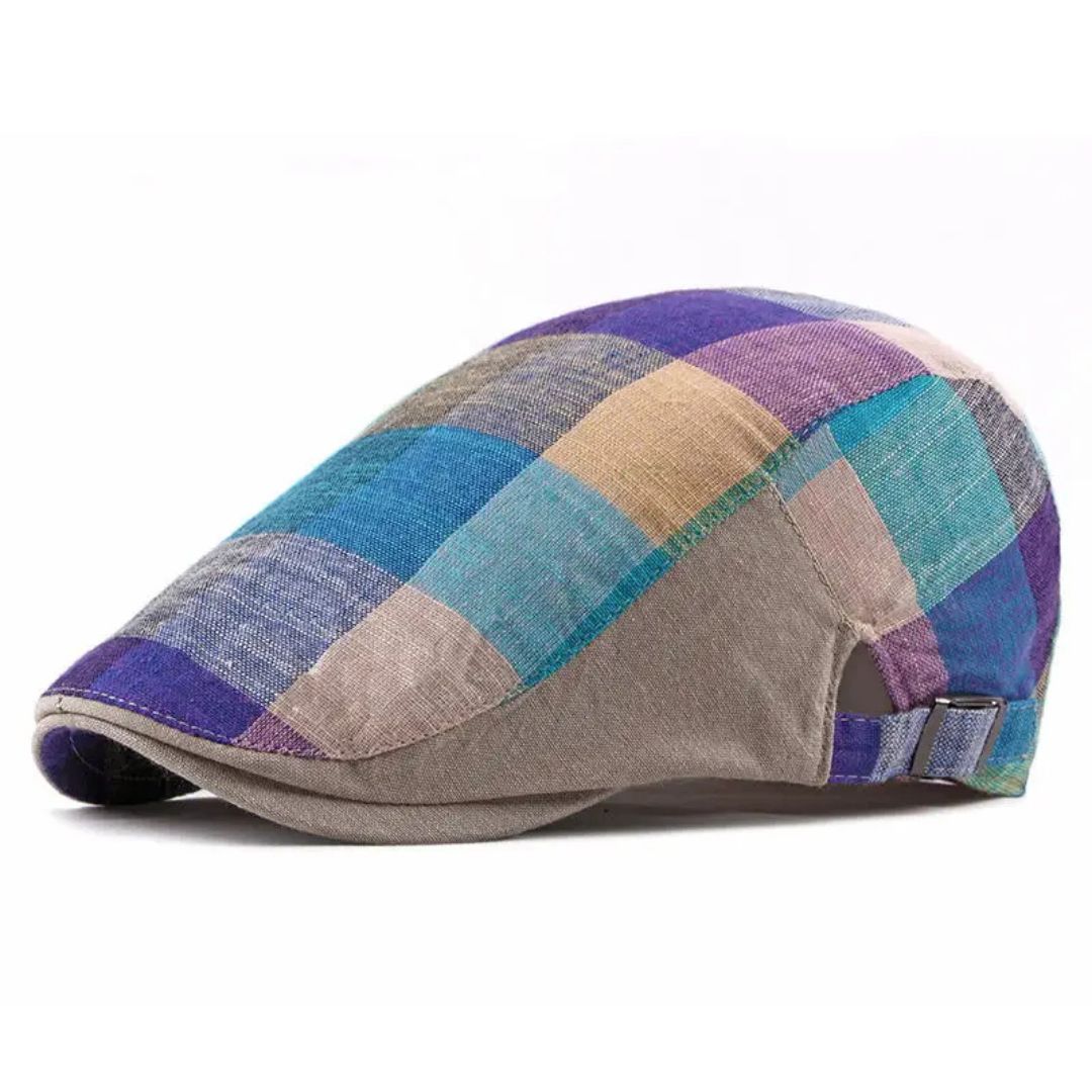 Plaid Driving Cap | ALBANY