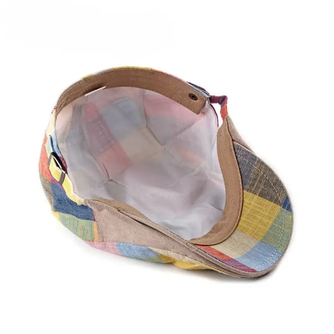 Plaid Driving Cap | ALBANY
