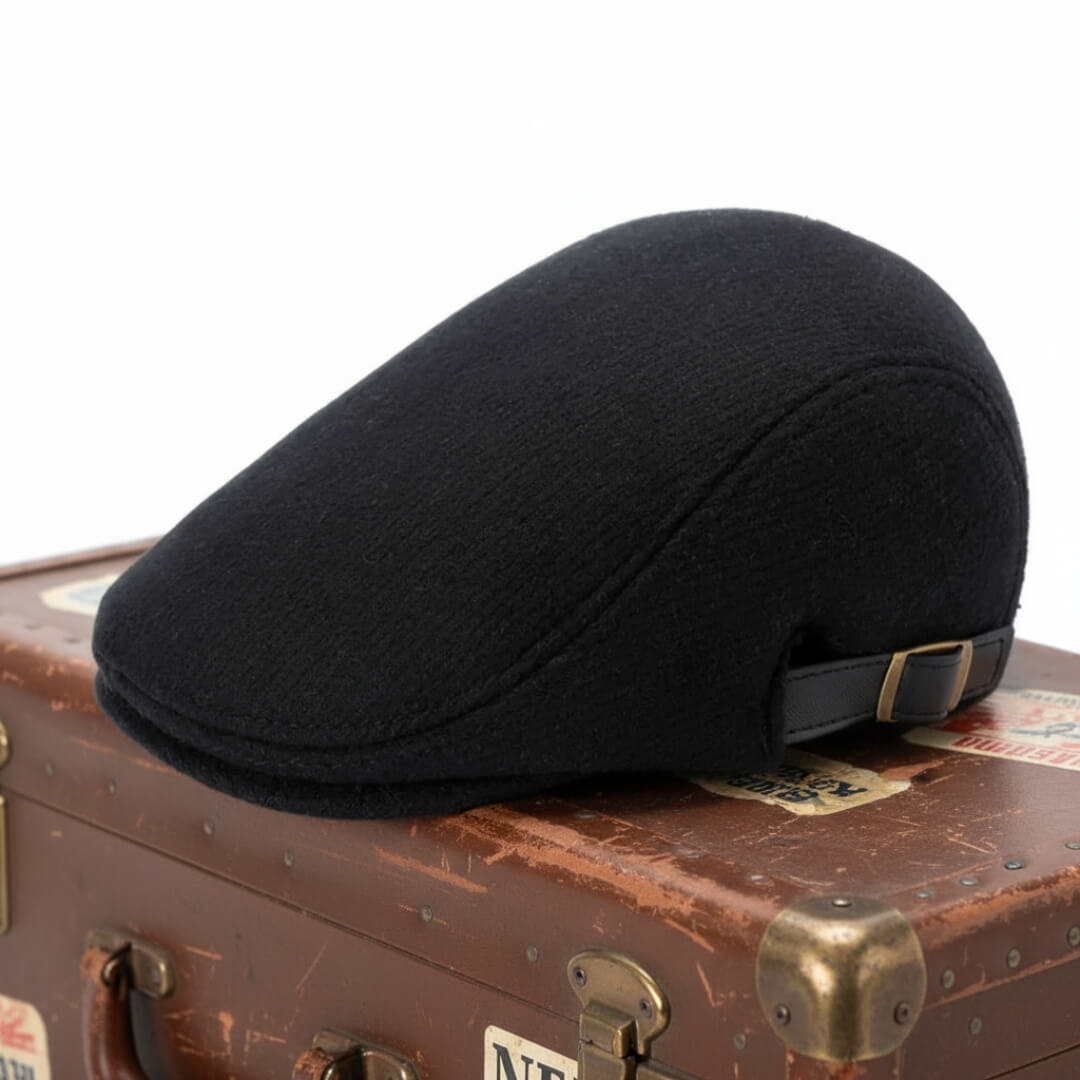 Wool-Blend Flat Cap | ALBURY