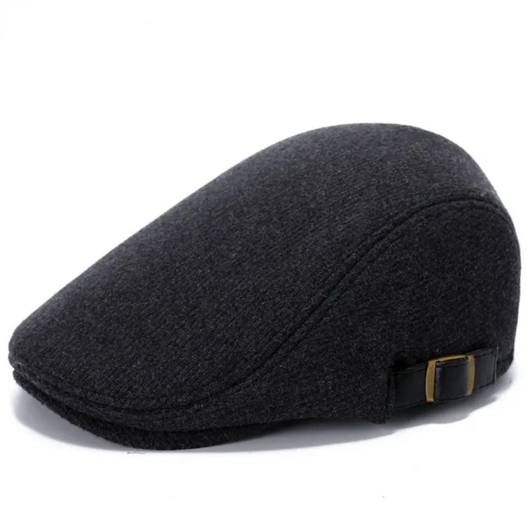 Wool-Blend Flat Cap | ALBURY