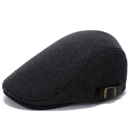 Wool-Blend Flat Cap | ALBURY