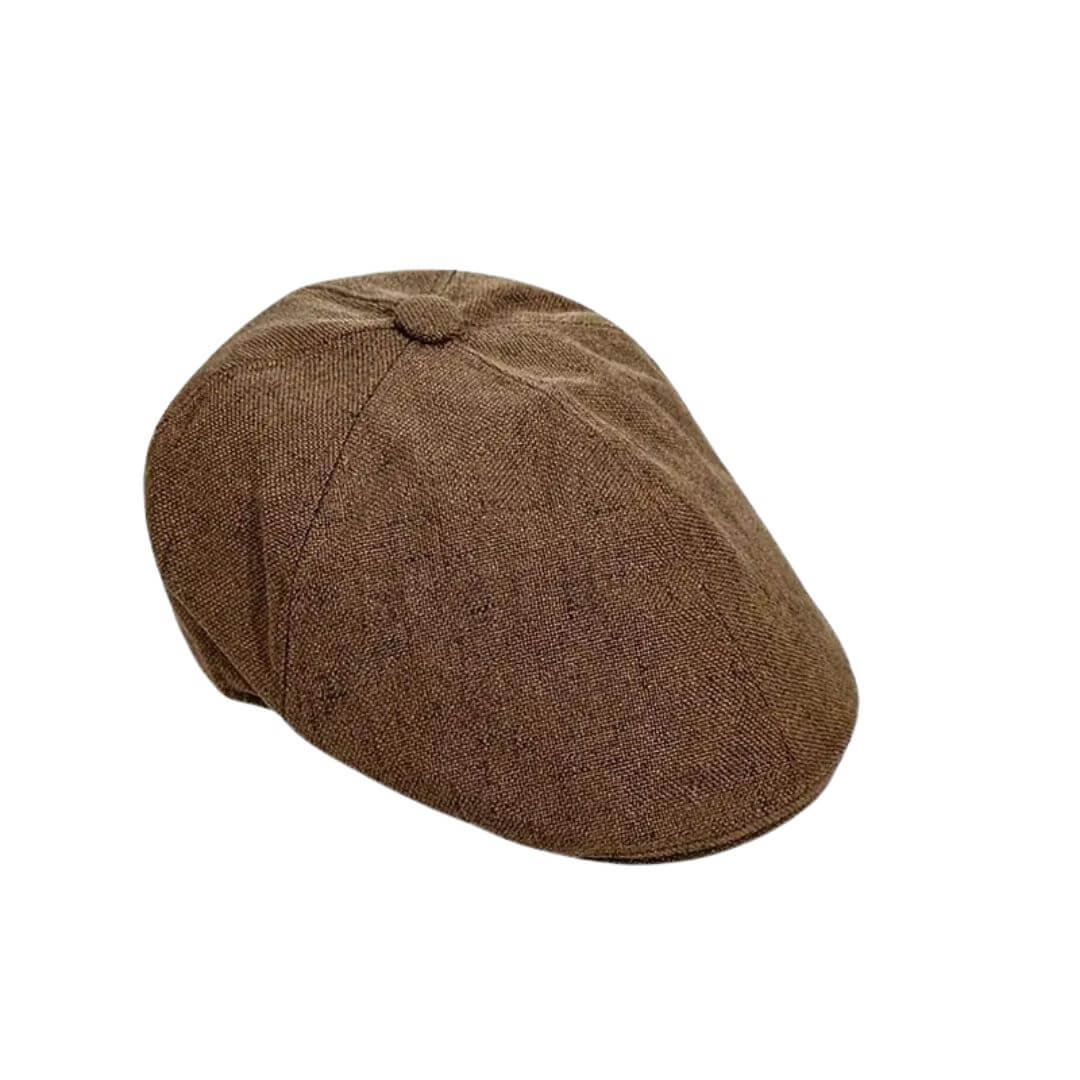 Linen Blend Flat Cap | PORT PIRIE