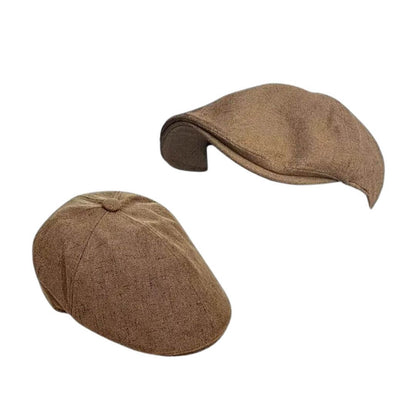 Linen Blend Flat Cap | PORT PIRIE