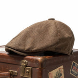 Linen Cotton Flat Cap | SALE
