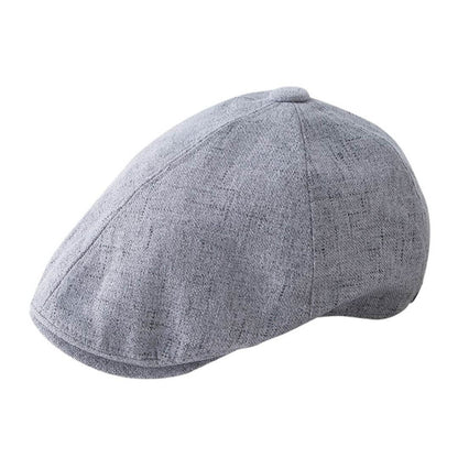 Linen Cotton Flat Cap | SALE