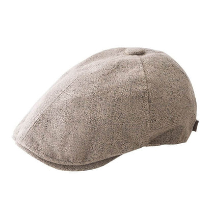 Linen Cotton Flat Cap | SALE