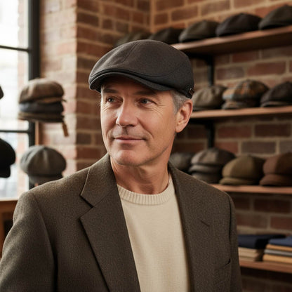Structured Flat Cap | PARRAMATTA