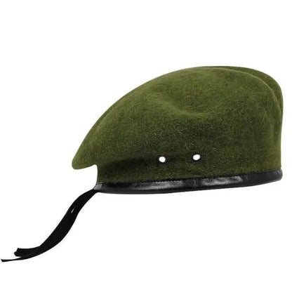 Wool Blend Military Beret | BUNDABERG