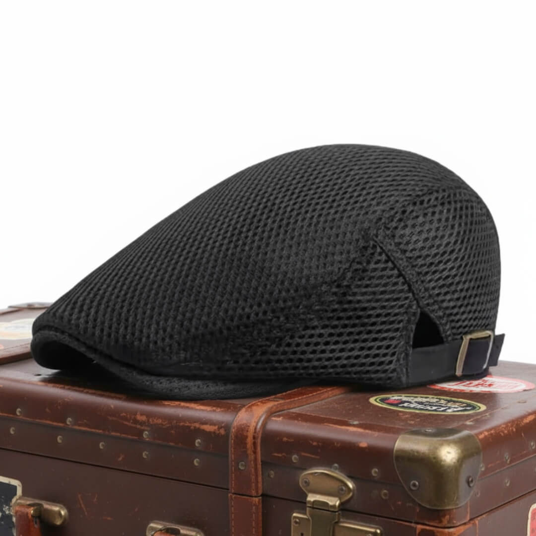 Mesh Acrylic Flat Cap | GRIFFITH
