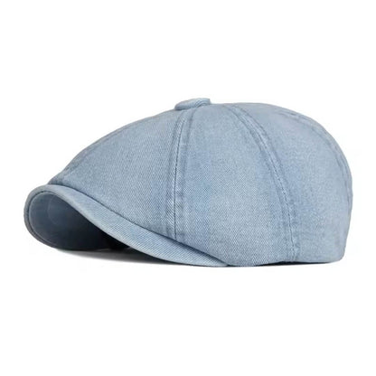 Denim Newsboy Cap | MOUNT GAMBIER