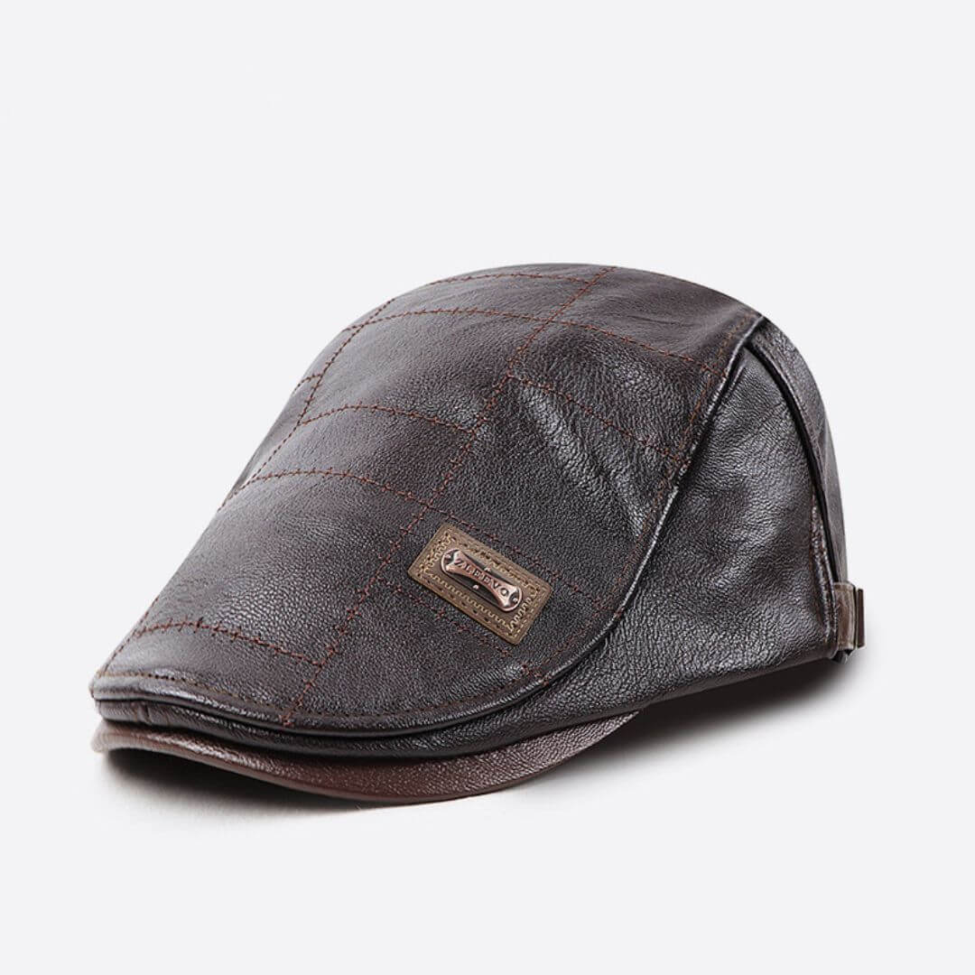 Vegan Leather Flat Cap | CAMPBELLTOWN