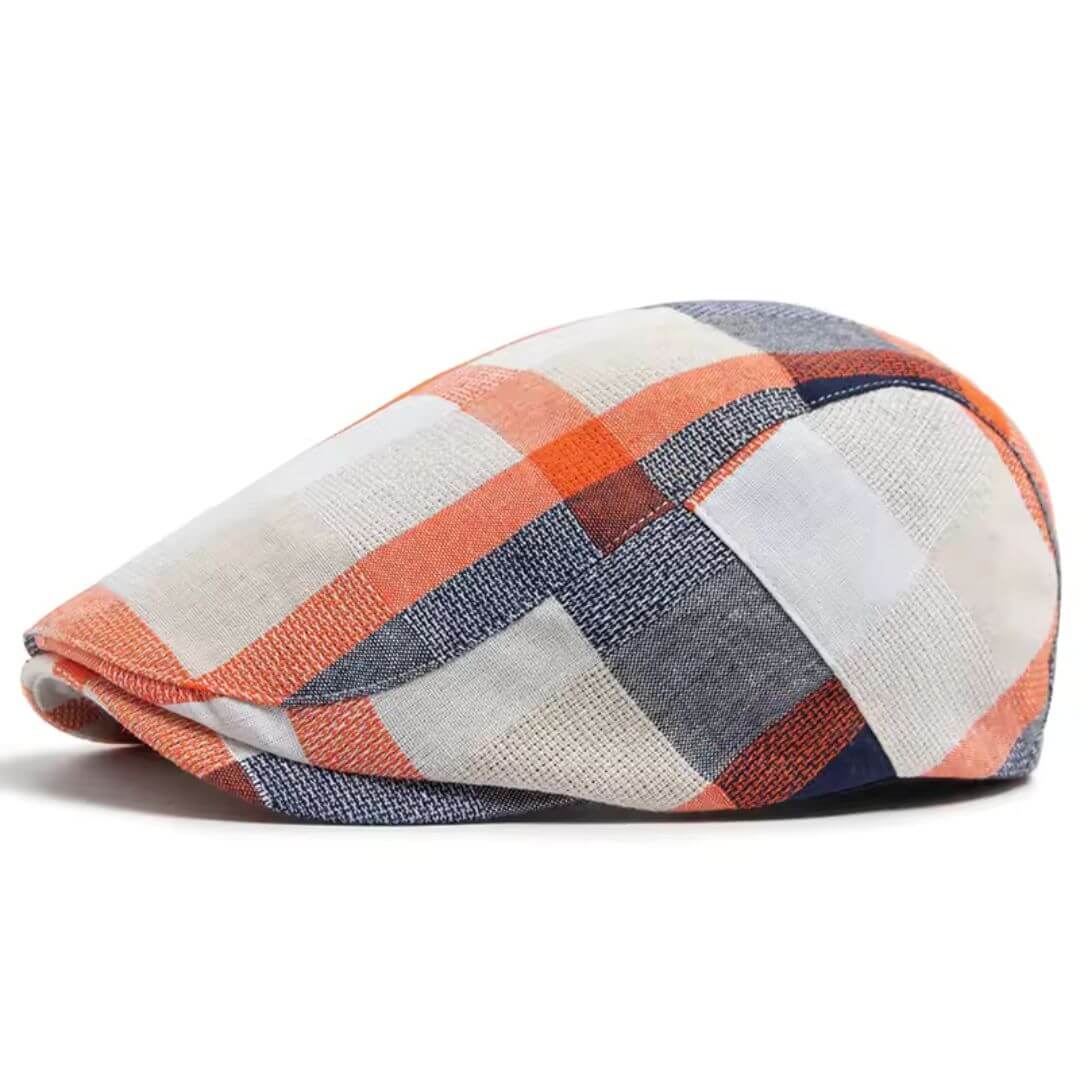 Cotton Patchwork Flat Cap | CESSNOCK
