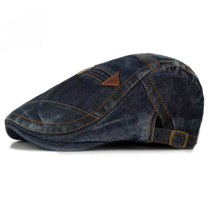 Denim Flat Cap | GOLD COAST
