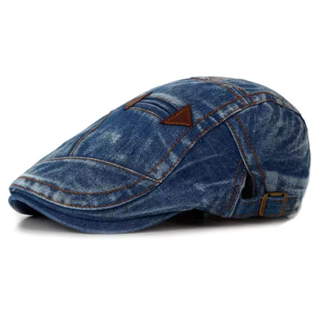 Denim Flat Cap | GOLD COAST