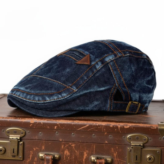 Denim Flat Cap | GOLD COAST
