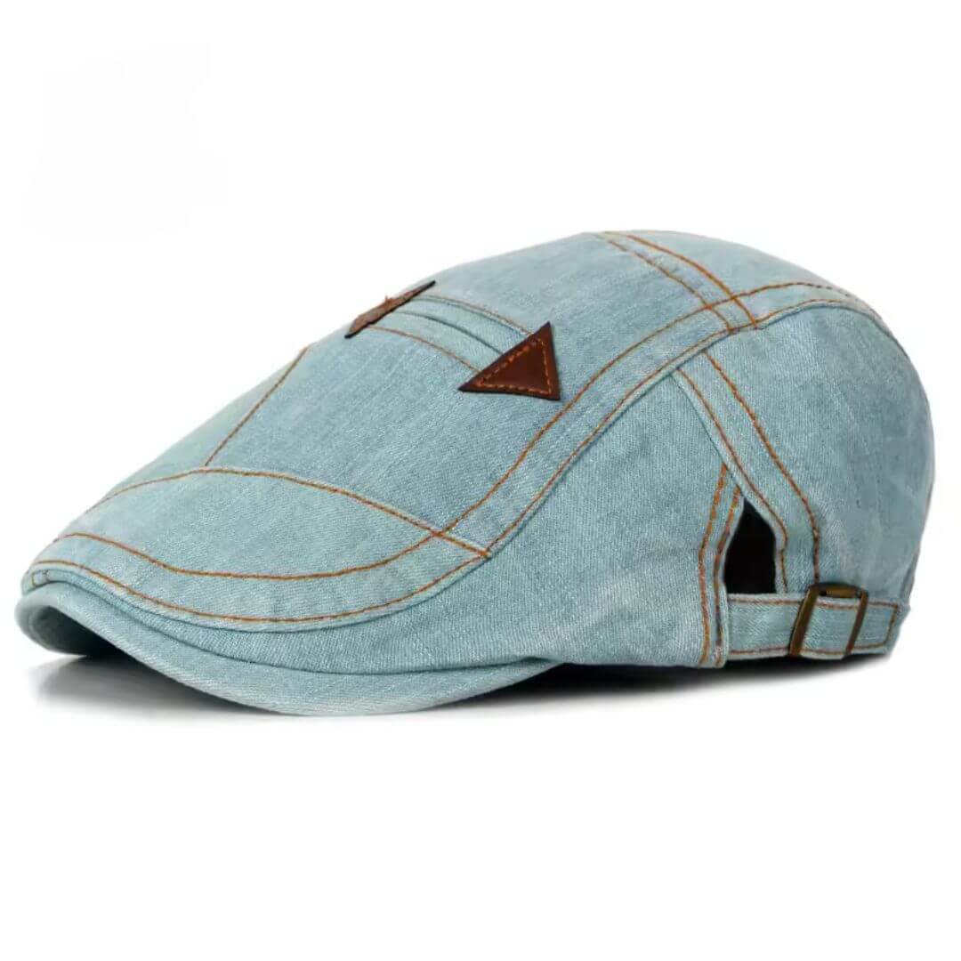 Denim Flat Cap | GOLD COAST